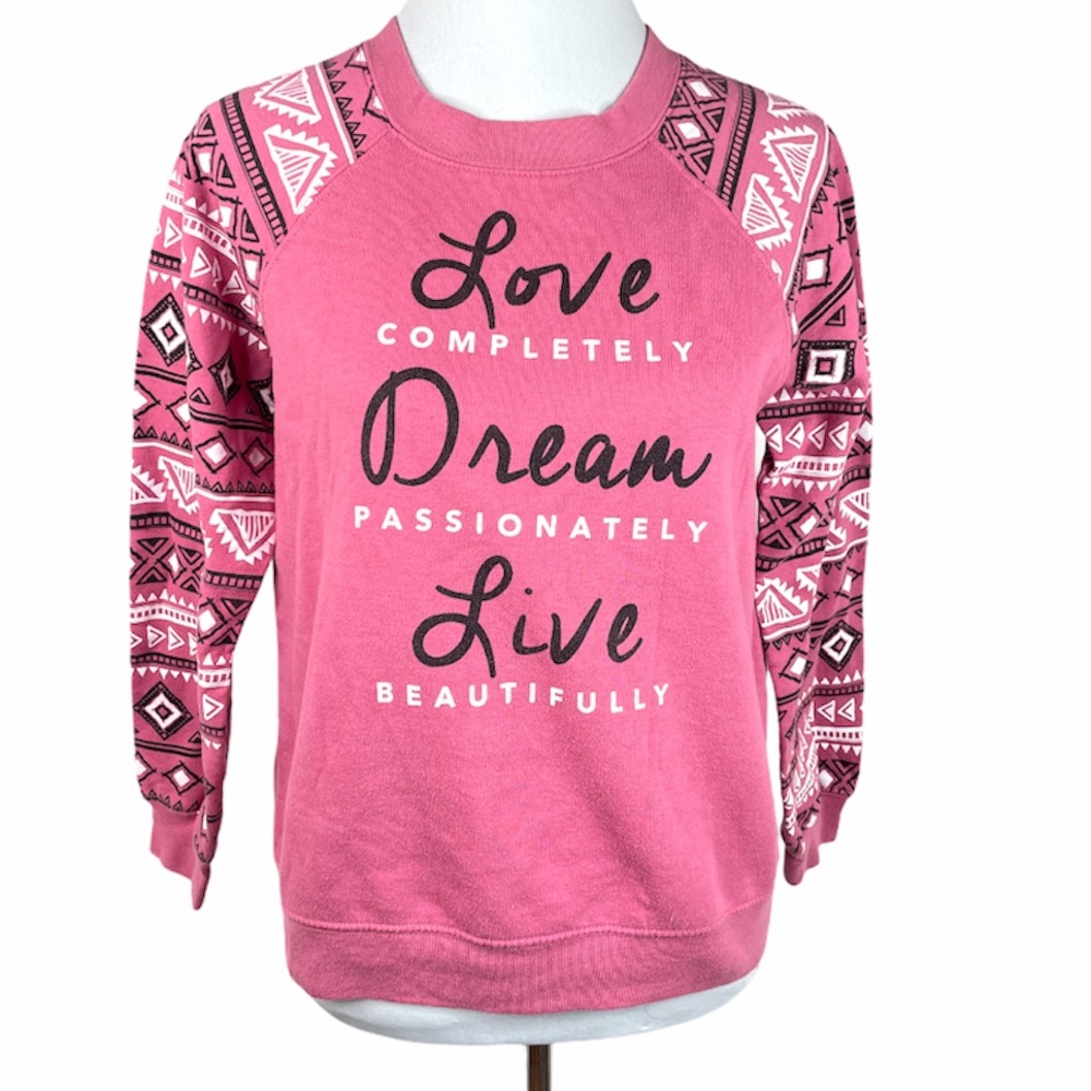 Wound Up Love Dream Live Sweatshirt, Pink, Medium